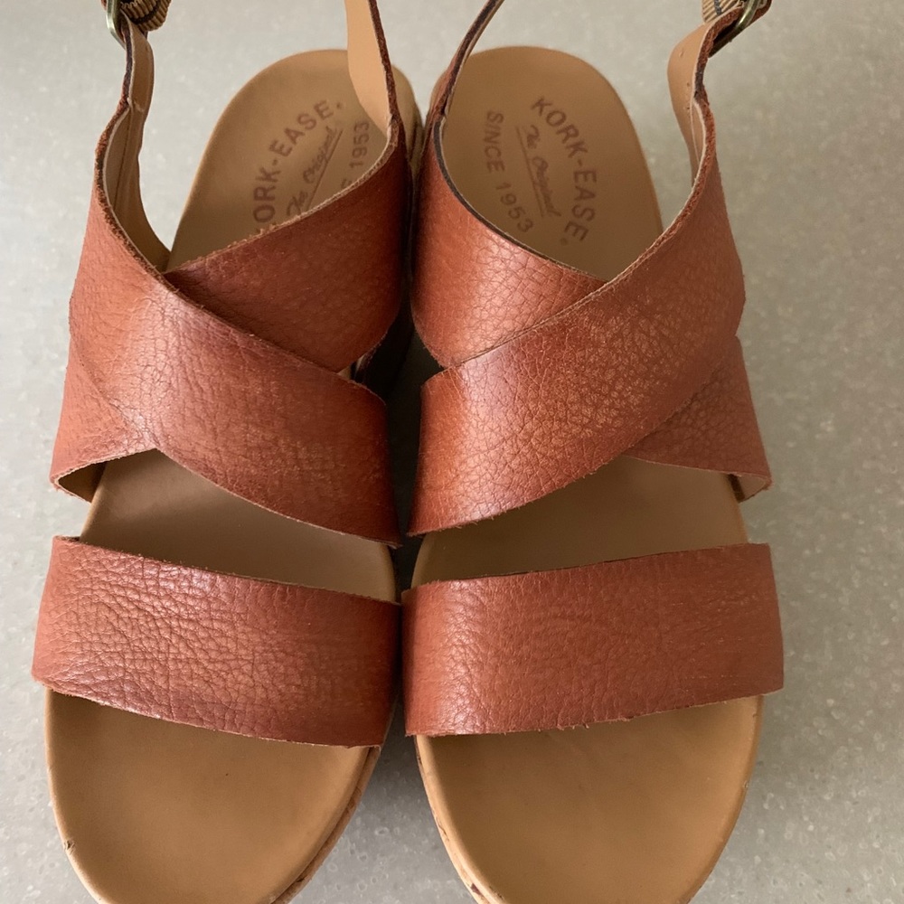 Woman’s Kork Ease wedge sandals